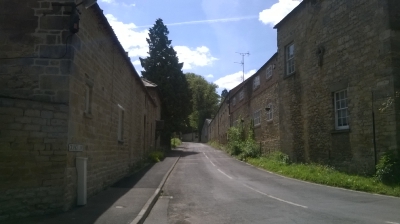 View along Grange Lane